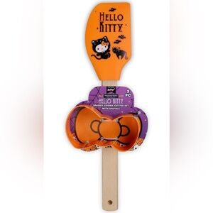 Handstand Kitchen Hello Kitty Halloween Cookie Cutter and Wooden Spatula